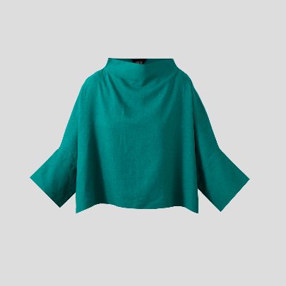 Picture of Green square blouse