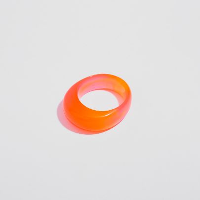 Picture of Abnabat orange resin women's ring