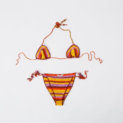 Picture of Yellow Crochet bikini