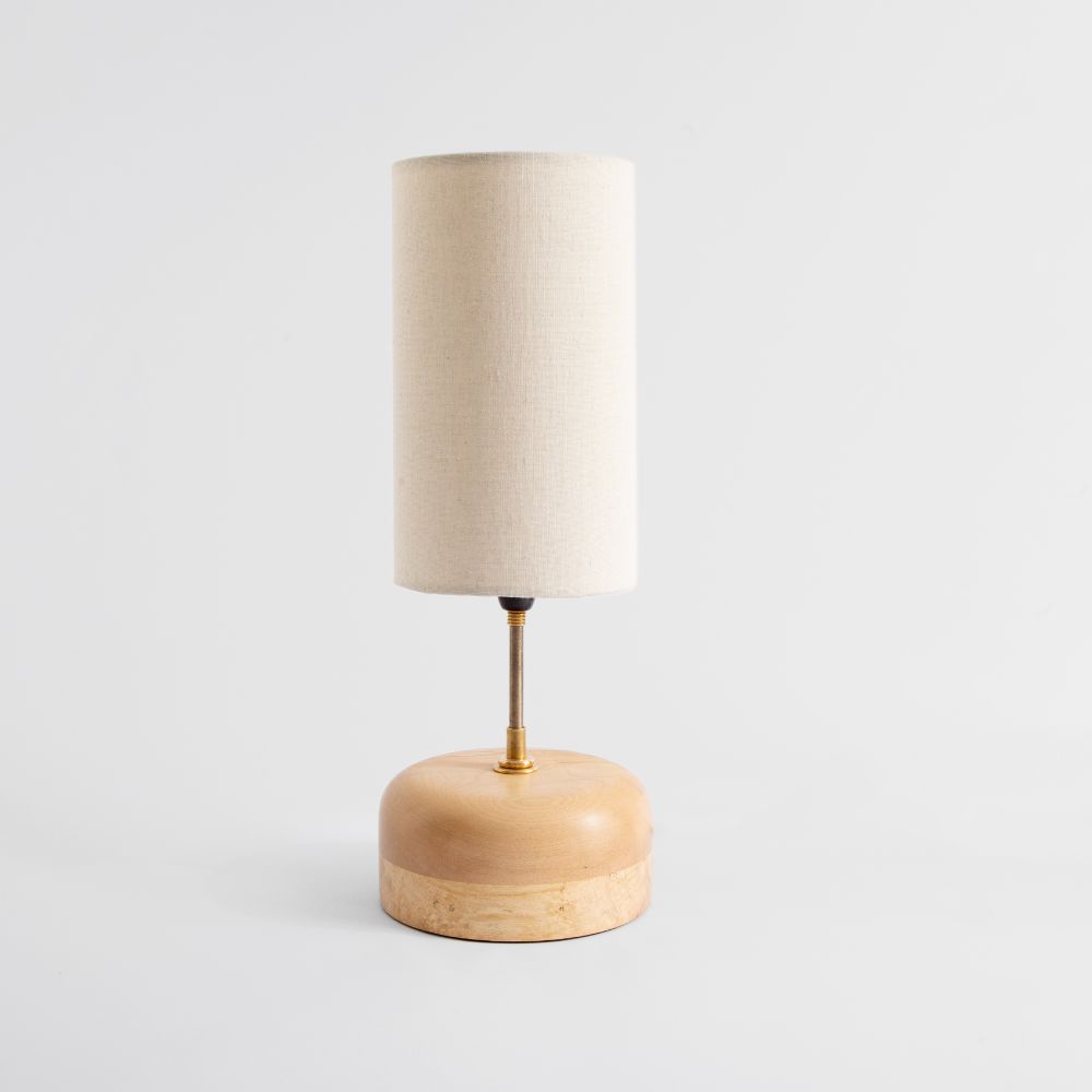 Picture of Alder wood and milky rice lampshade