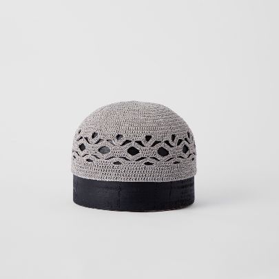 Picture of Gray cotton summer hat 