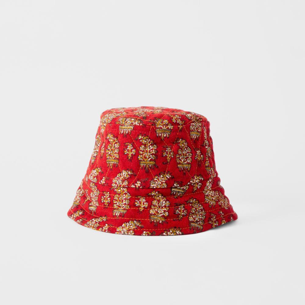 Picture of Red cotton women's hat