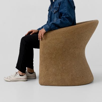 Picture of Light brown H chair