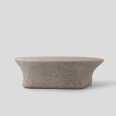 Picture of Sculptural Khaki Coffee Table 