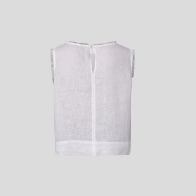 Picture of Women's white linen top