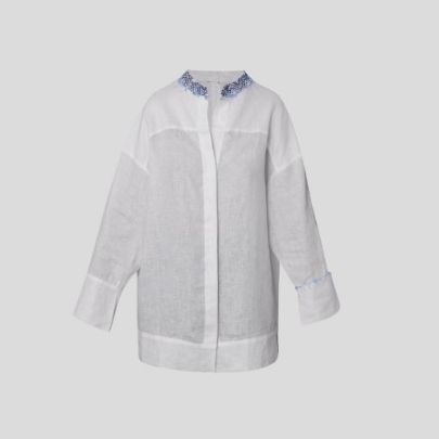 Picture of Women's white linen blouse