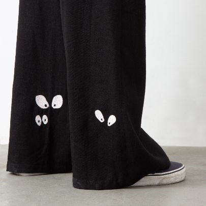 Picture of The eyes black linen pants 