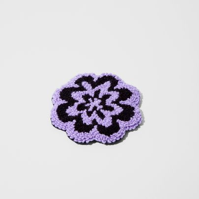 Picture of Purple wool coaster