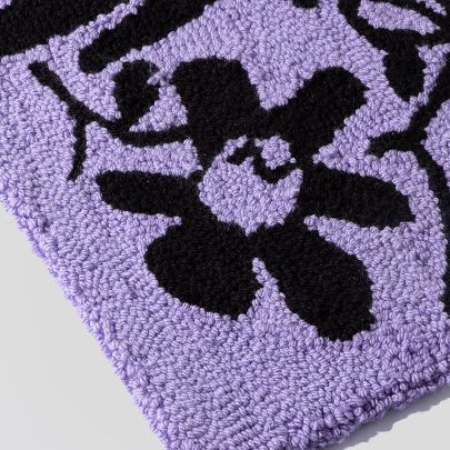 Picture of Flower purple wool 