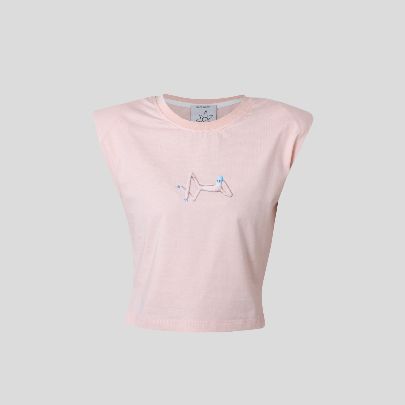 Picture of Pink slim fit tricot Tshirt