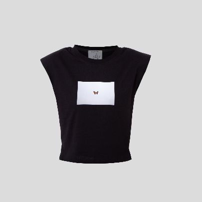 Picture of Black slim fit tricot Tshirt