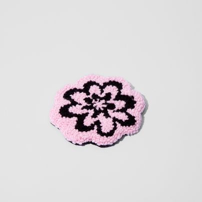 Picture of Pink wool coaster