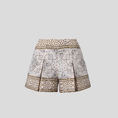 Picture of Tiled cotton shorts