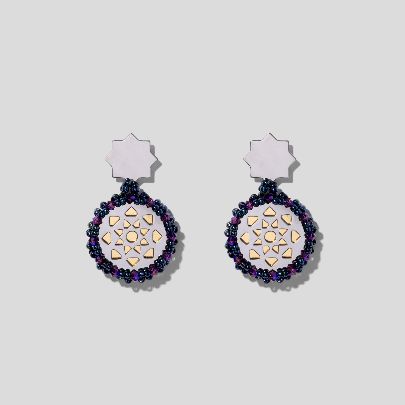 Picture of Neshan earring with mirror and steel