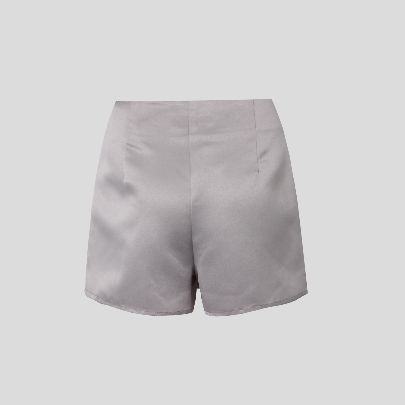 Picture of Women's gray satin shorts