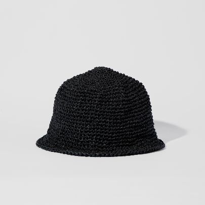 Picture of Handmade black thread hat