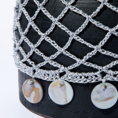 Picture of Silver lace hat with pendant