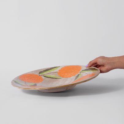 Picture of Orange ceramic bowl