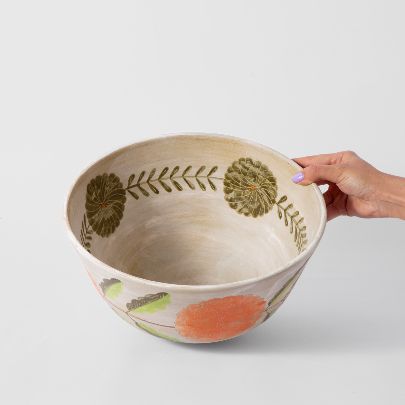 Picture of Orange ceramic bowl