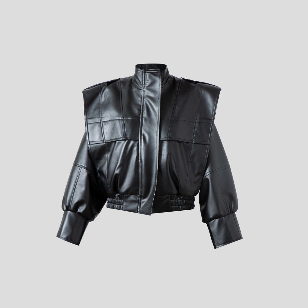 Picture of Subar synthetic leather women's jacket