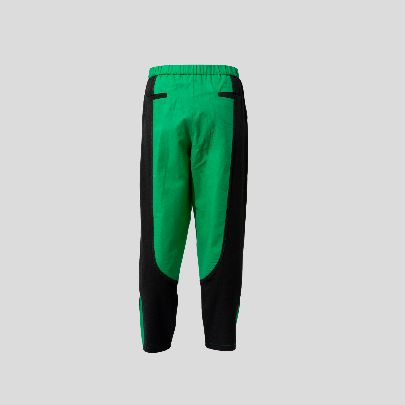 Picture of Black and green linen pants