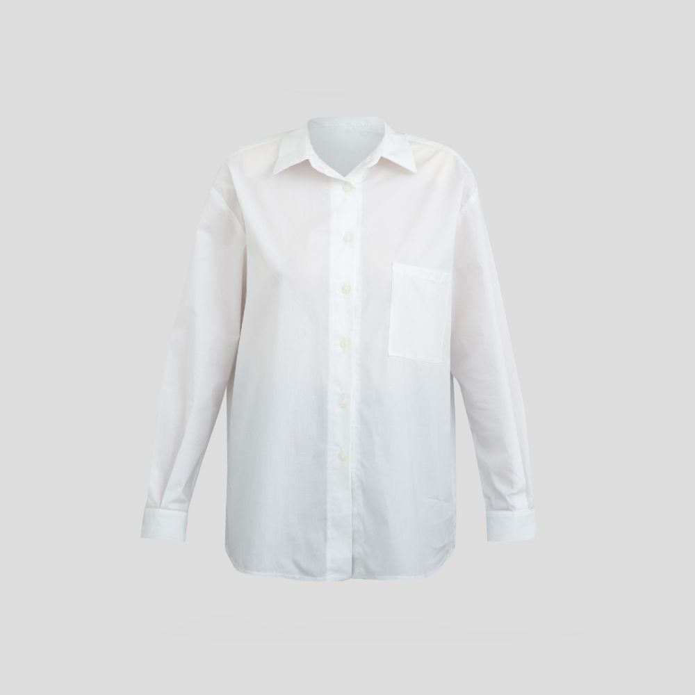 Picture of White linen women's shirt