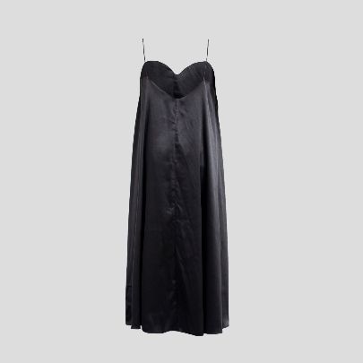 Picture of Women's black satin shirt