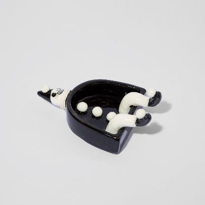 Picture of Clown black ceramic keyholder