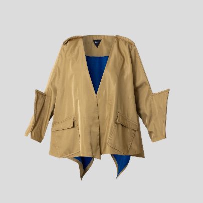 Picture of Batman cream women's raincoat