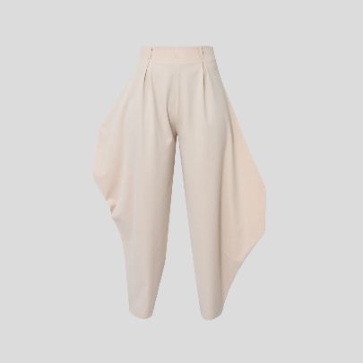 Picture of  Women's cream cotton pants