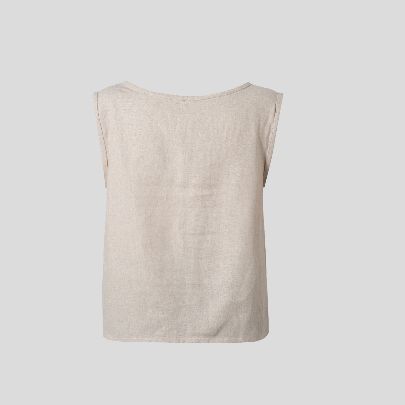 Picture of  Women's cream linen top