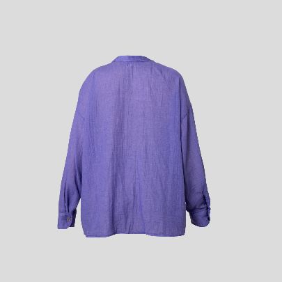 Picture of Purple linen women's shirt