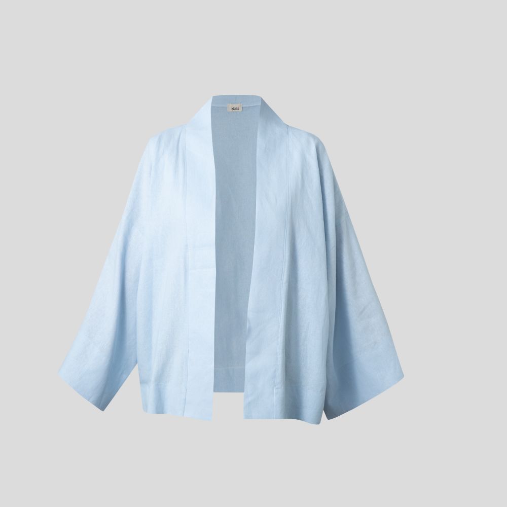 Picture of Blue midi women's kimono