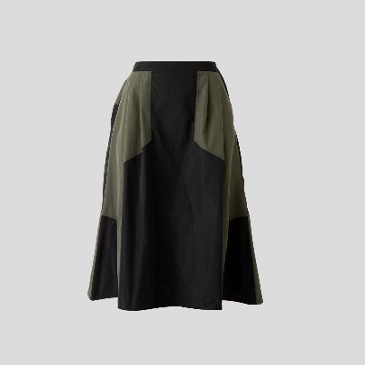 Picture of  Black and green memory women's skirt