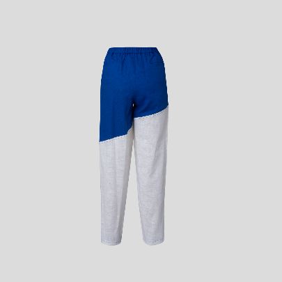 Picture of White and blue linen pants