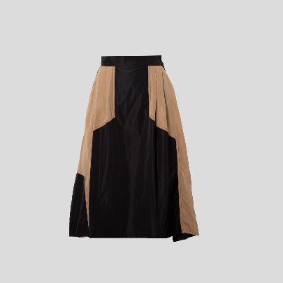 Picture of  Black and brown memory women's skirt