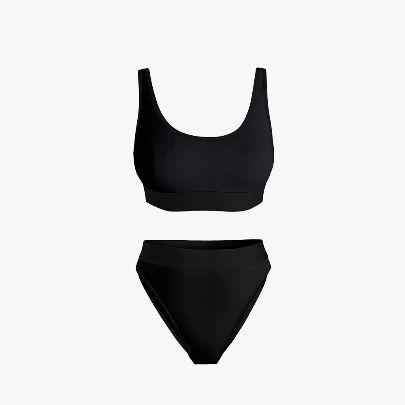 Picture of Set of women's under wear with black stretchy 