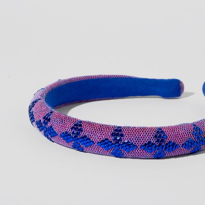 Picture of Blue four-pointed star headband 