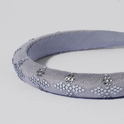 Picture of Gray four-pointed star headband 