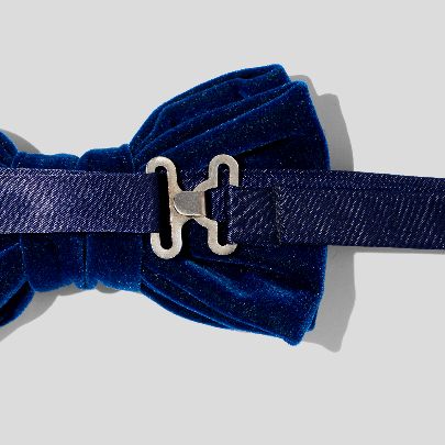 Picture of Noorarash dark blue bow tie