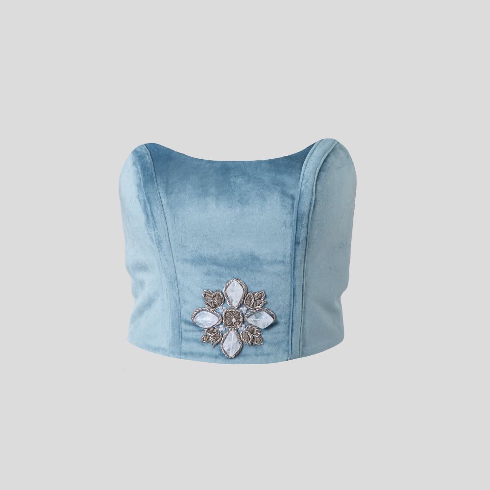 Picture of Blue gray classic corset