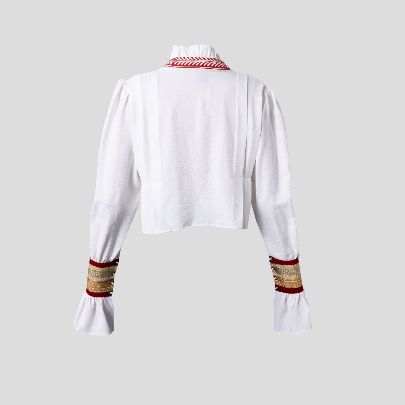 Picture of Women's white cotton blouse