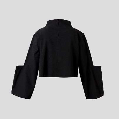 Picture of Black L-sleeve blouse