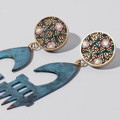 Picture of Axe-Head earrings