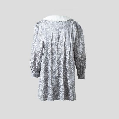 Picture of Silver and white cotton women's shirt