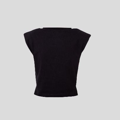 Picture of Black slim fit tricot Tshirt