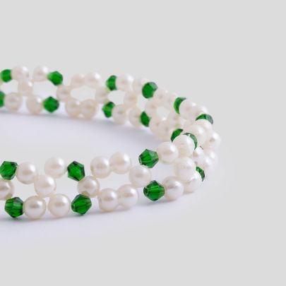 Picture of Green pearls necklace