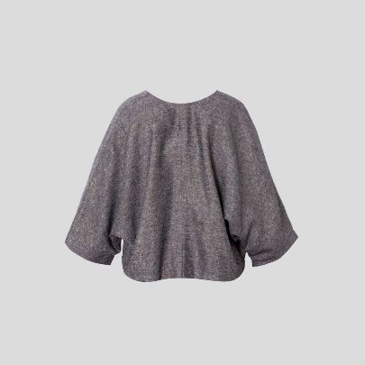 Picture of Women's gray linen blouse