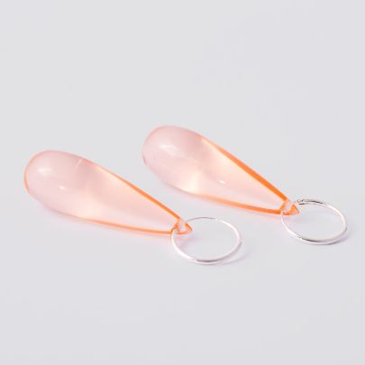 Picture of Peach drop earrings