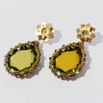 Picture of Gold Neshan  earrings